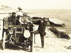 Anna Boch, Eugene Boch, Laure van Haelewijn and driver Lepreux Anna Boch, Eugene Boch