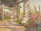 Ida van Haelewijn under the Pergola