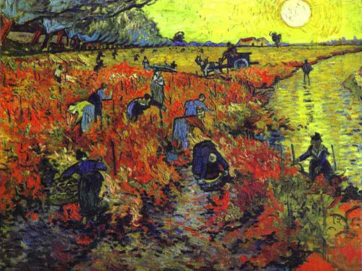 The Red Vineyard by Vincent van Gogh